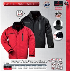 Geci de iarna Casual & Work respirabila usoara LICHIDARE negru