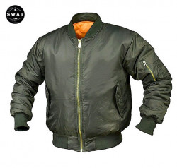 Jacheta Bomber light verde olive military