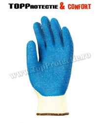 Manusi Taeki imersate in latex albastru,antiderapante