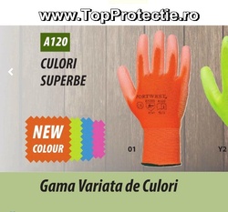 Pachet 12 perechi Manusi de protectie poliuretan CODE
