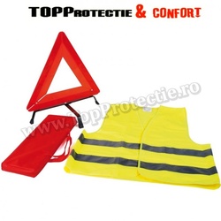 Set auto triunghi-vesta pentru drumurile publice