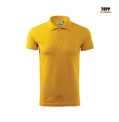 Tricou polo galben