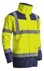 Geaca reflectorizanta iarna galbena Coverguard