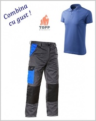 Combina de vara salopeta de lucru si tricou