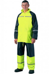 Pelerina de ploaie impermeabil fluo