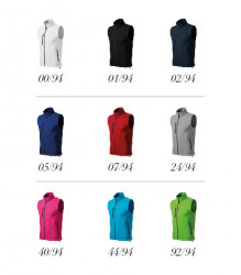Vesta fleece subtire iarna neagra