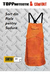 Sort din piele pentru sudori 91cmx58cm