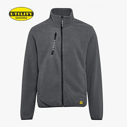 Jacheta Fleece Diadora Pile gri