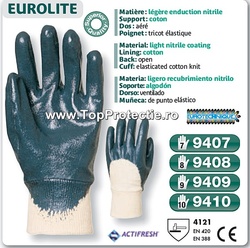 LICHIDARE marimea 8 9 Manusi de protectie imersate in nitril Actifresh