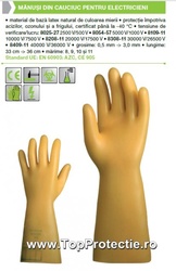 Manusi protectie Electricieni - Electroizolatoare EN 60903 8054