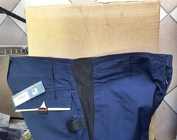 Pantaloni flexibili de lucru bleumarin contrast Industry Pro
