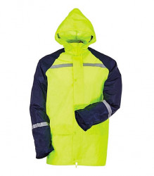 Pelerina de ploaie impermeabil fluo