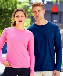 Tricou - bluza cu maneci lungi barbati Gildan bleumarin