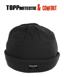 Caciula de Iarna neagra fleece 3M Thinsulate