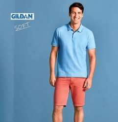Experimenteaza Tricourile polo cu guler de vara SOFT sapphire