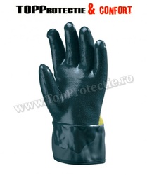 Manusi de protectie rezistente la abraziune,taiere,rupere,imersate in nitril