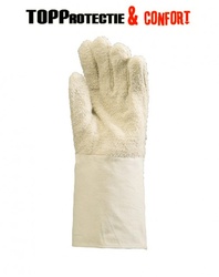 Manusi protectie,tricot buclat bumbac 100%