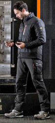 Pantaloni flexibili Diadora Work & Outdoor Carbon negru