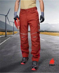 Pantaloni lucru profesional ergonomic Urban Bordo