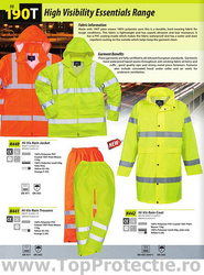 Pantaloni salopeta impermeabili Orange fluo