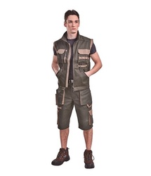 Pantaloni scurti verde vanatoresc, 100% bumbac SNIPER