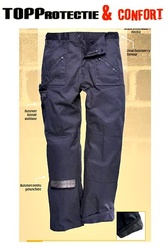 Pantaloni talie, confortabili si rezistenti cu captuseala termica interioara prelucrata