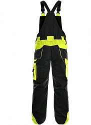 Salopeta lucru industriala contrast negru/galben