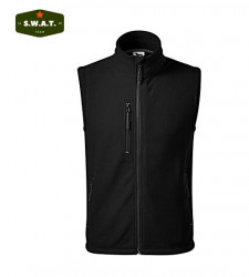 Vesta fleece subtire iarna neagra