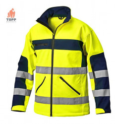 Jacheta Softshell reflectorizanta rezistenta la uzura 3M