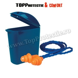 Antifoane interne, din monopren, tip brăduţ, spălabile, reutilizabile,cu snur,3M