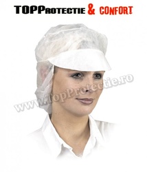 Capison cu cozoroc si plasa coc - Pachet 100buc