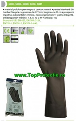 Manusi de protectie antichimice din policloropren-cauciuc 5310