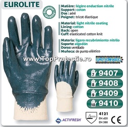 Manusi de protectie imersate in nitril Actifresh