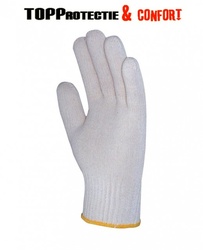 Manusi din fir textil triplu