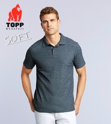 Noi culori elegante tricourile polo de vara SOFT gri inchis