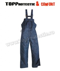 Pantaloni cu pieptar din poliester hidrofobizat cu PVC