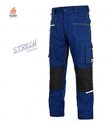 Pantaloni moderni de lucru Stretch bleumarin