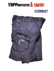 Pantaloni scurti salopeta cu buzunare multe Bleumarin Combat