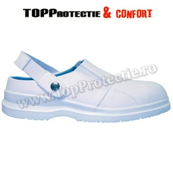 Sabot protectie S1, alb, antistatic, hidrofobizat, respirant, sanitar, medical