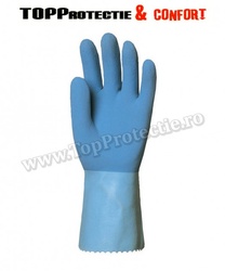 Manusi protectie imersate in latex impotriva acizilor,substantelor chimice
