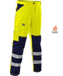 Pantaloni dungi eflectorizante 3M din tercot EN 340, EN 471