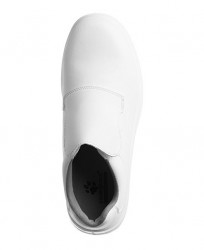 Pantofi de protectie S2 fara siret,albi, rezistenti la lichide