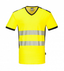 Tricou reflectorizant respirabil, confortabil, portocaliu sau galben fluo