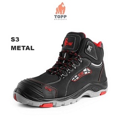 Bocanci protectie din piele Nubuck S3 cu metal