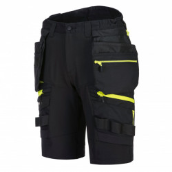 Pantaloni scurti Holster DX4 negru cu buzunare pentru unelte