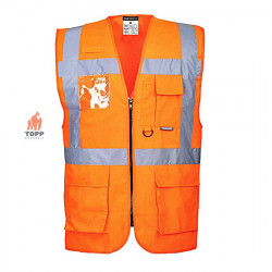 Vesta reflectorizanta Executiv subtire cu buzunare