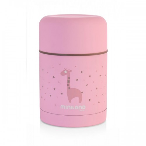 Termos mancare solida Silky Pink Miniland