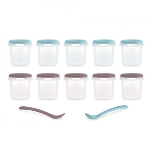 Set 10 Recipiente Ermetice Gradate 200 ml Terra