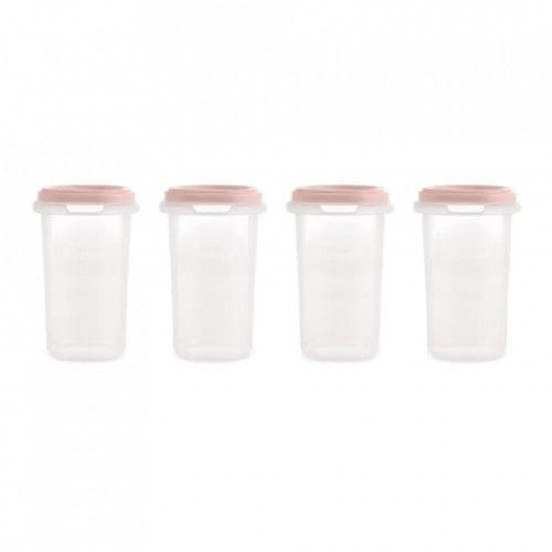 Set 4 Recipiente Ermetice gradate 330 mlTerra Blush