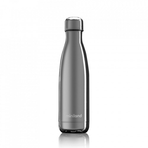 Sticla termos lichide Deluxe 500 ml Silver Miniland